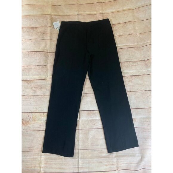 NWT Ming Wang Women's Black Basic Cut Casual Pull On Pants - 1XL - Picture 14 of 14